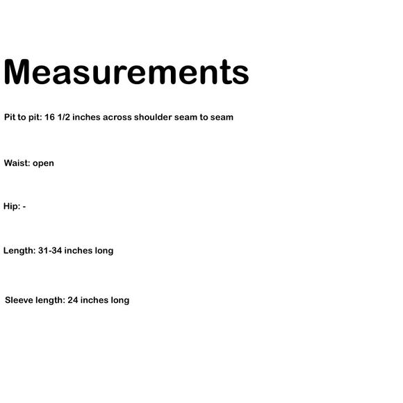 Kamana Art To Wear Lagenlook Mesh Lace Open Duster Cardigan SZ M - Picture 2 of 12